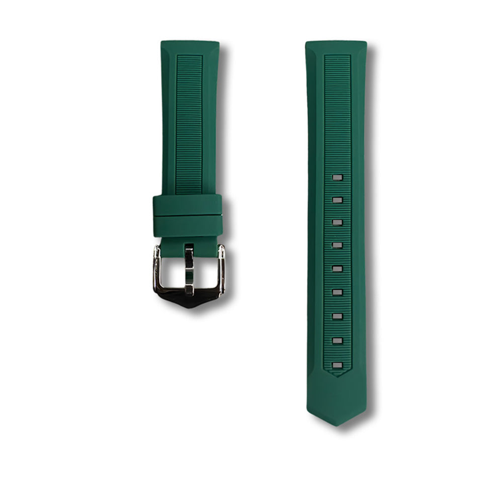 Cavern 20mm Green Silicon Strap