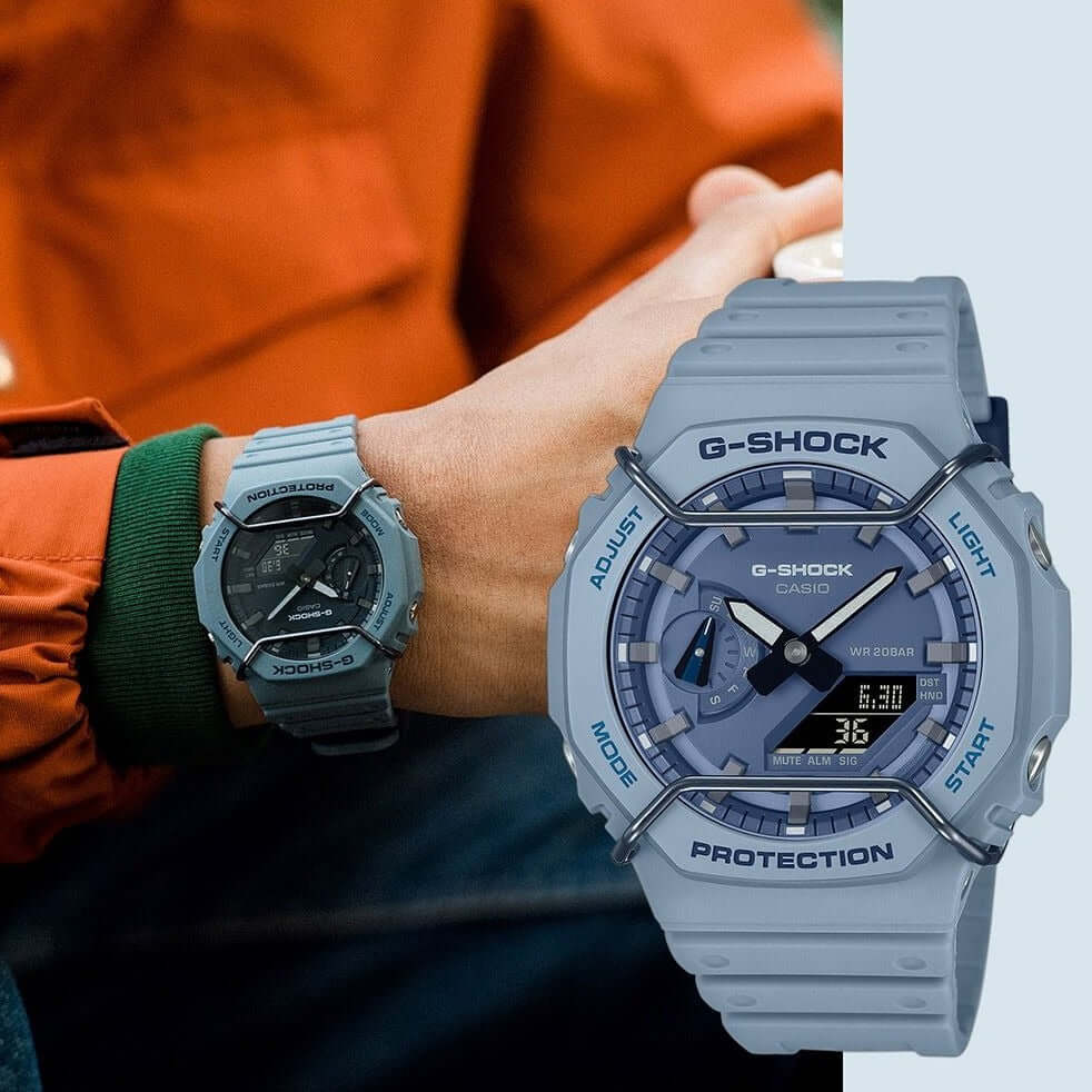 Casio G SHOCK ANALOG-DIGITAL 2100 Series | GA-2100PT-2A