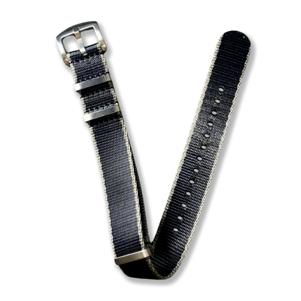 Cavern 20mm Premium Black Nato Watch Strap