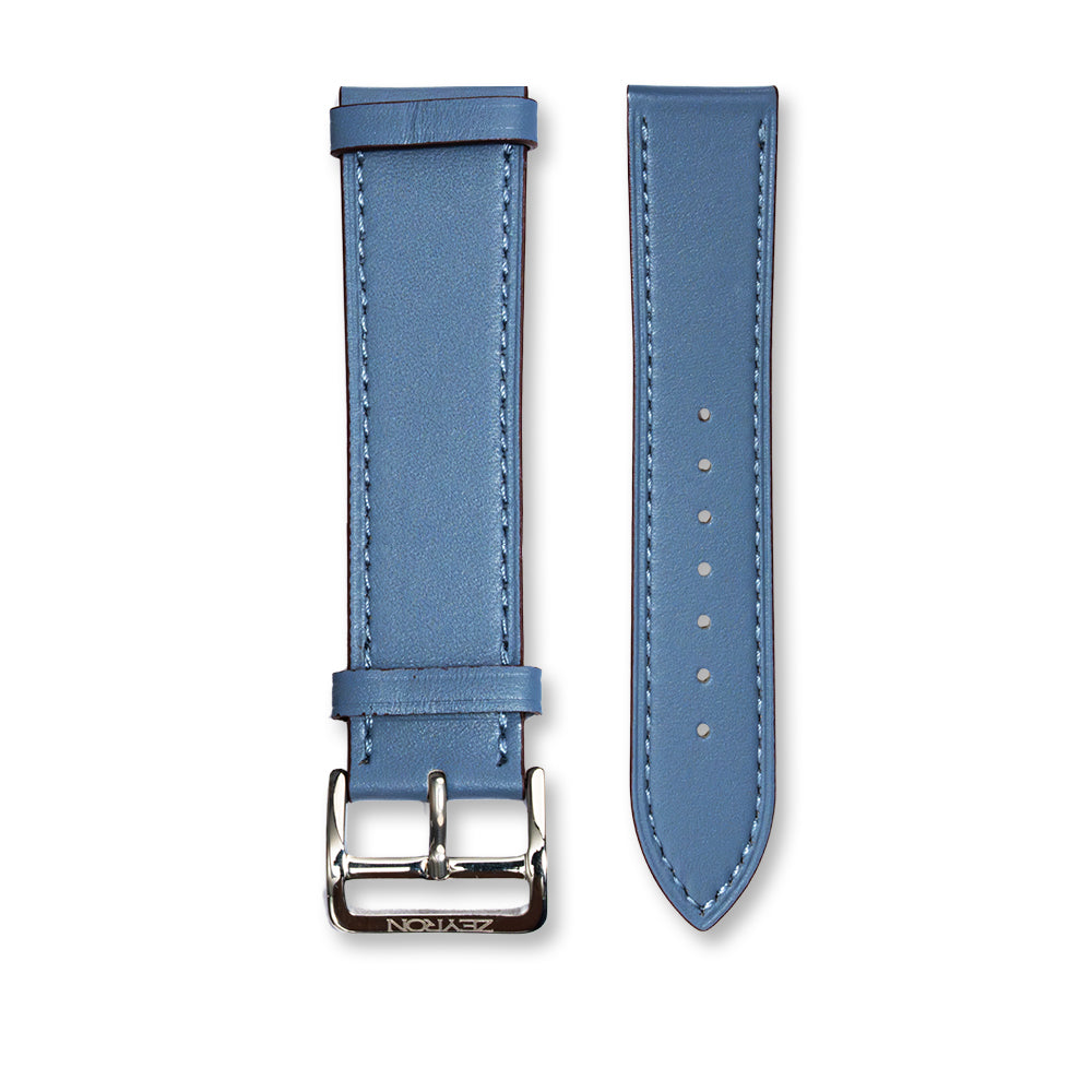Zeyron Denim Blue Genuine Leather Strap