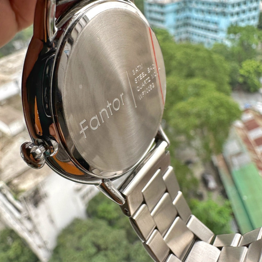 Fantor Luxury Brand Men's Stainless Steel Strap Watch WF1005G