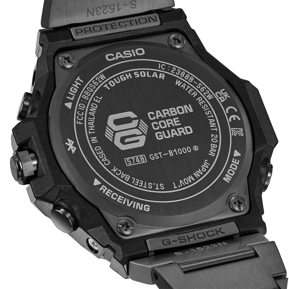 Casio G-Shock Bluetooth Tough Solar Black Dial Watch GST-B1000BD-1ADR