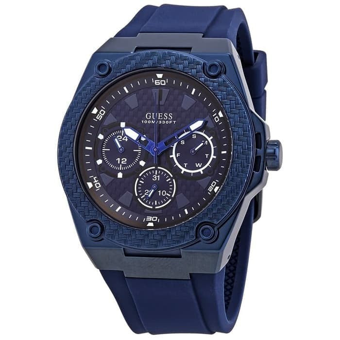 Guess Legacy Blue Dial Multi-Multifunction Men's Watch| W1049G7
