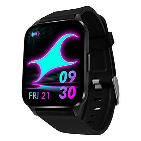 Fastrack Reflex Beat+ 1.69” UltraVU Display|500 Nits Brightness|60 Sports Modes|24*7 Heart Rate Monitor|SpO2 Monitor