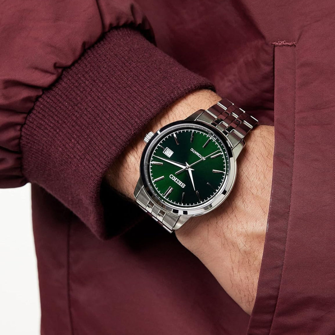 Seiko Automatic Green Dial Gents Watch | SRPH89K1