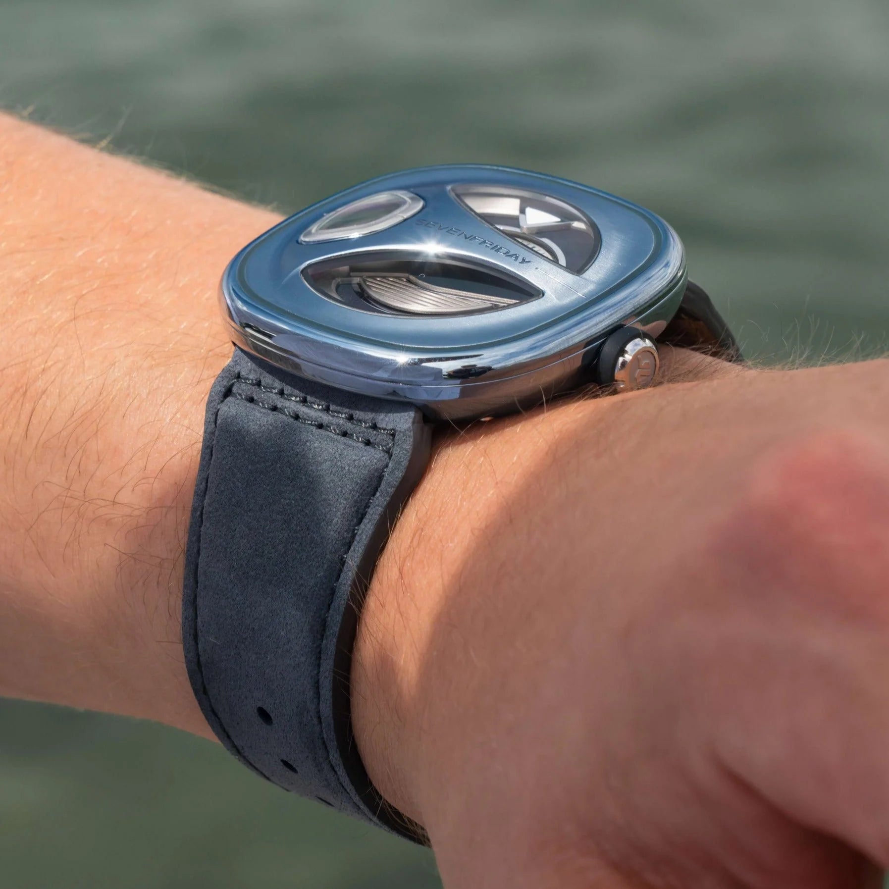 SevenFriday ME3/01 STONE BLUE Automatic Men's Watch| M Series