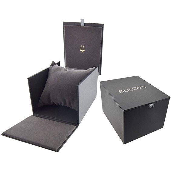 Bulova Two-Tone Chronograph Silver Dial Men's Watch| 98B309