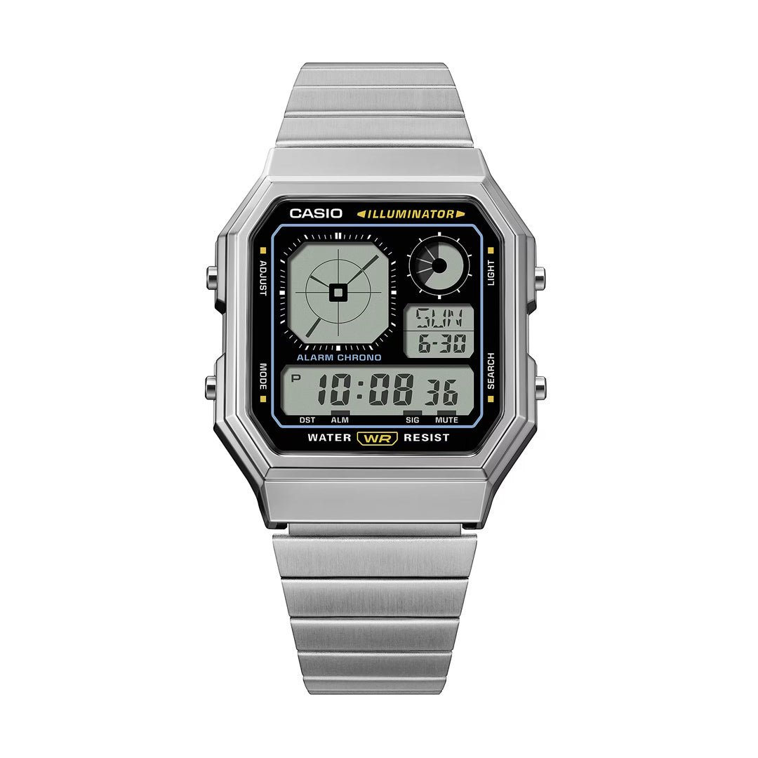 Casio Vintage Digital Black Dial Men's Watch | A130WE-1ADF