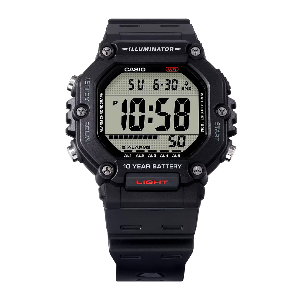 CASIO Youth Black Colour Digital Dial Men's Watch| AE-1600H-1AVDF