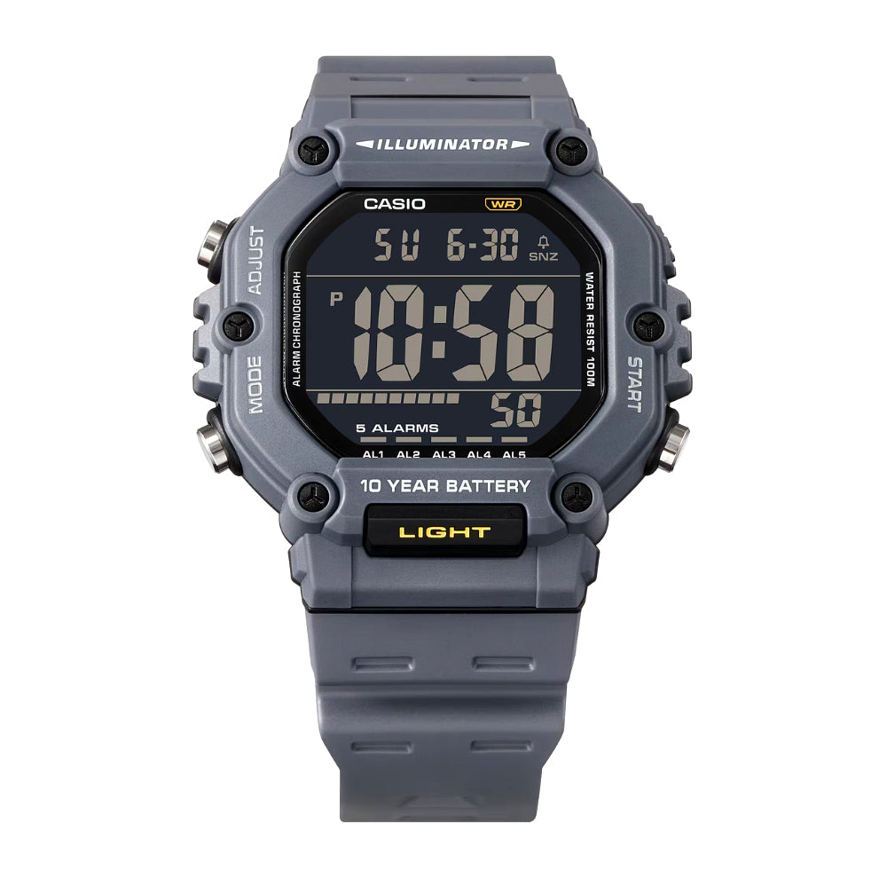 CASIO Youth Grey Colour Digital Dial Men's Watch | AE-1600H-8BVDF