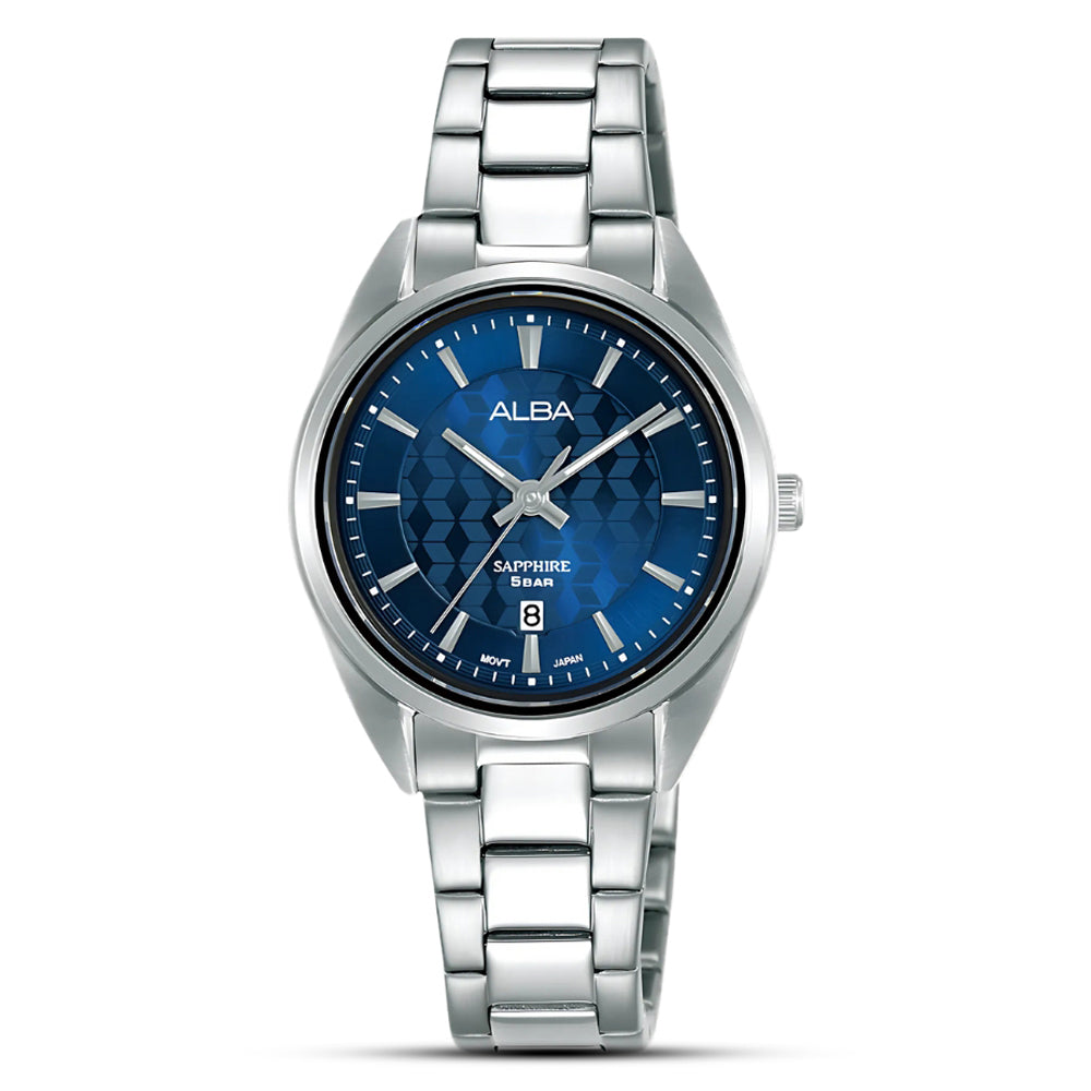 ALBA QUARTZ BLUE DIAL LADIES WATCH | AH7AZ3X