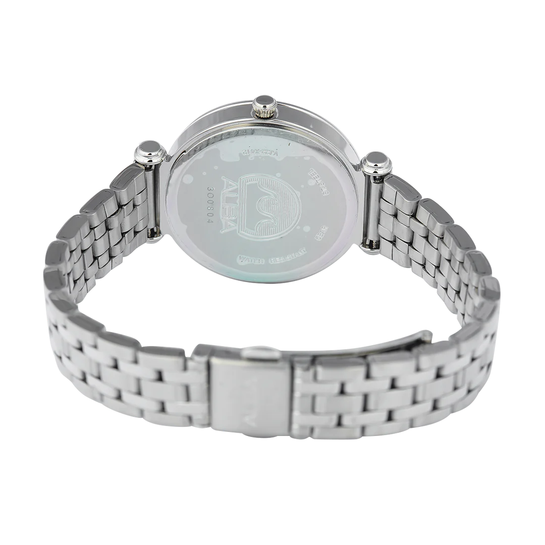 Alba Quartz 3 hands Date Light Pink Dial Ladies Watch AH7CQ7