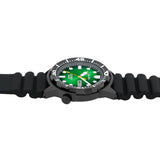 Alba Rotating Green Dial Silicone Automatic Men's Watch| AL4445