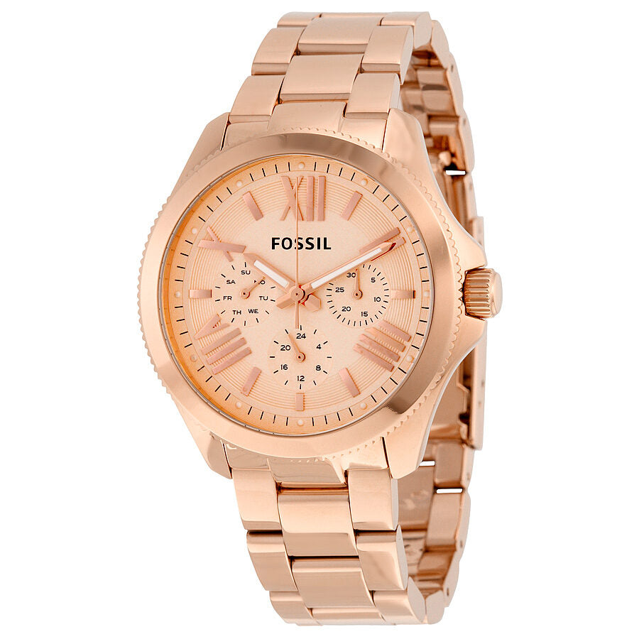 Fossil Cecile Rose Gold Tone Stainless Steel Ladies Watch AM4511