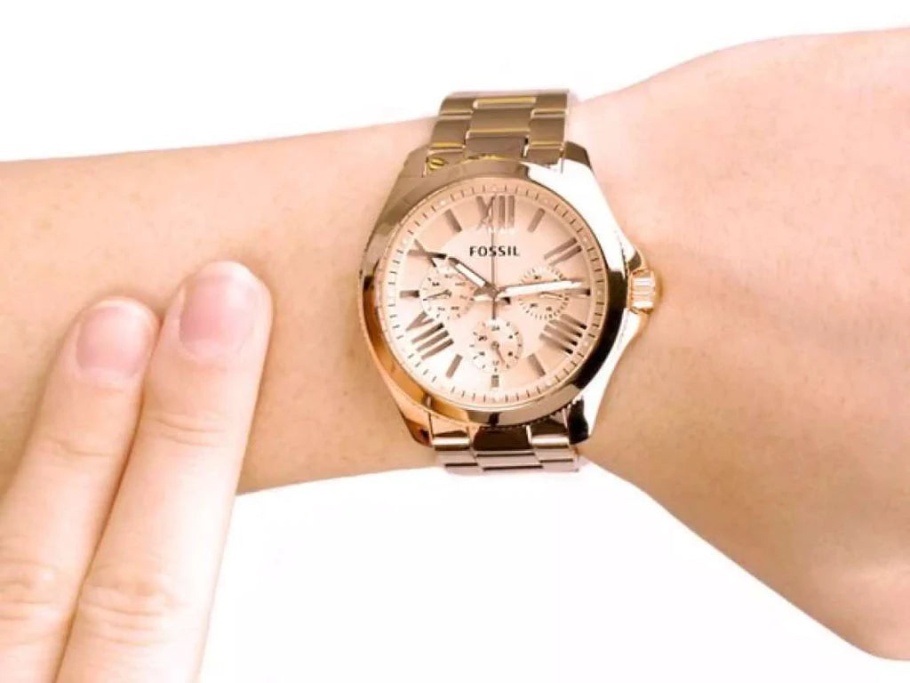 Fossil Cecile Rose Gold Tone Stainless Steel Ladies Watch AM4511