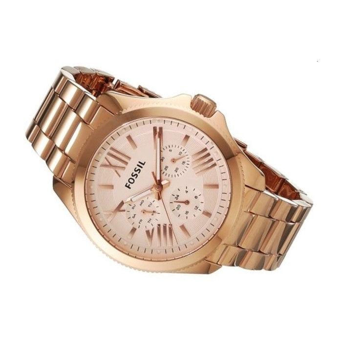 Fossil Cecile Rose Gold Tone Stainless Steel Ladies Watch AM4511
