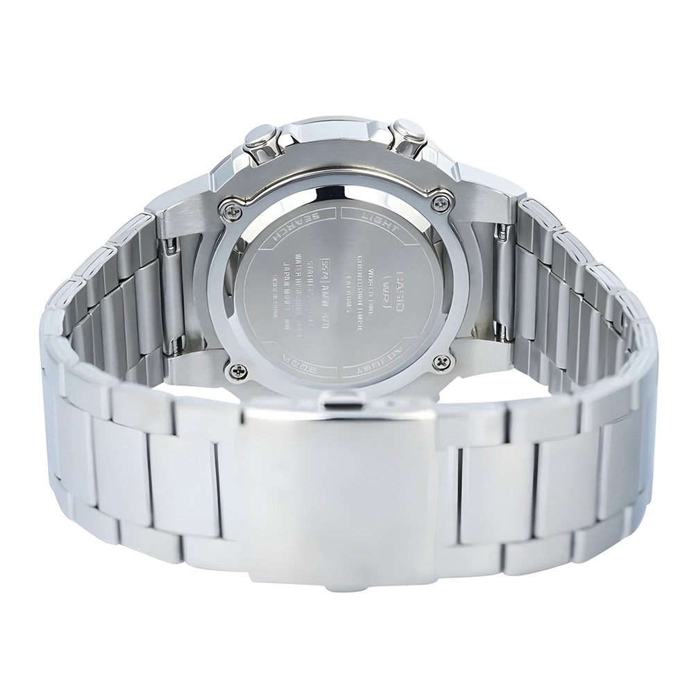 Casio Dual Timer Ice Blue Dial Men's Watch AMW-870DA-2A2VDF