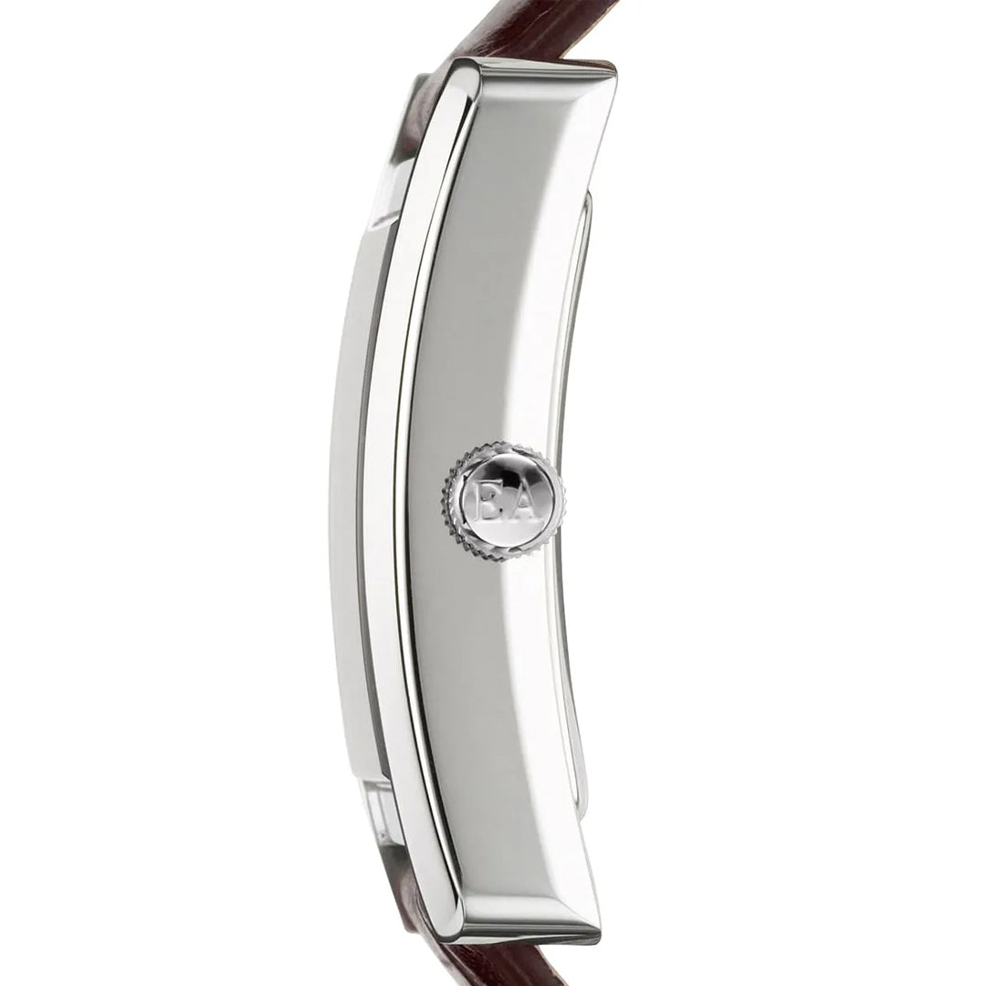 Emporio Armani Classic Beige Dial Leather Strap Ladies Watch | AR0155