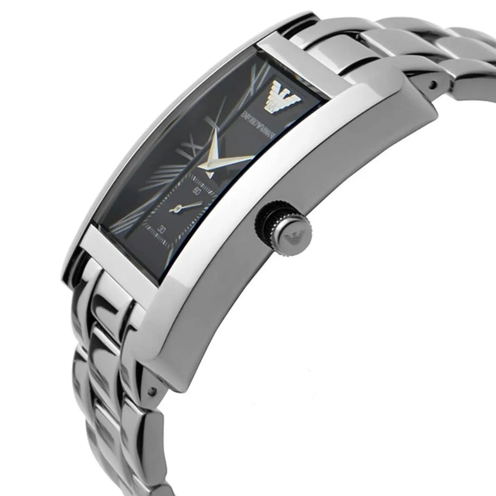 Emporio Armani Black Dial Men's Watch | AR0156