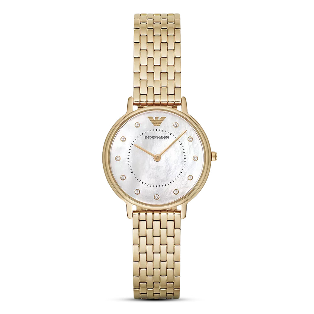 Emporio Armani GTwo-Hand Gold Tone Ladies Watch | AR11007
