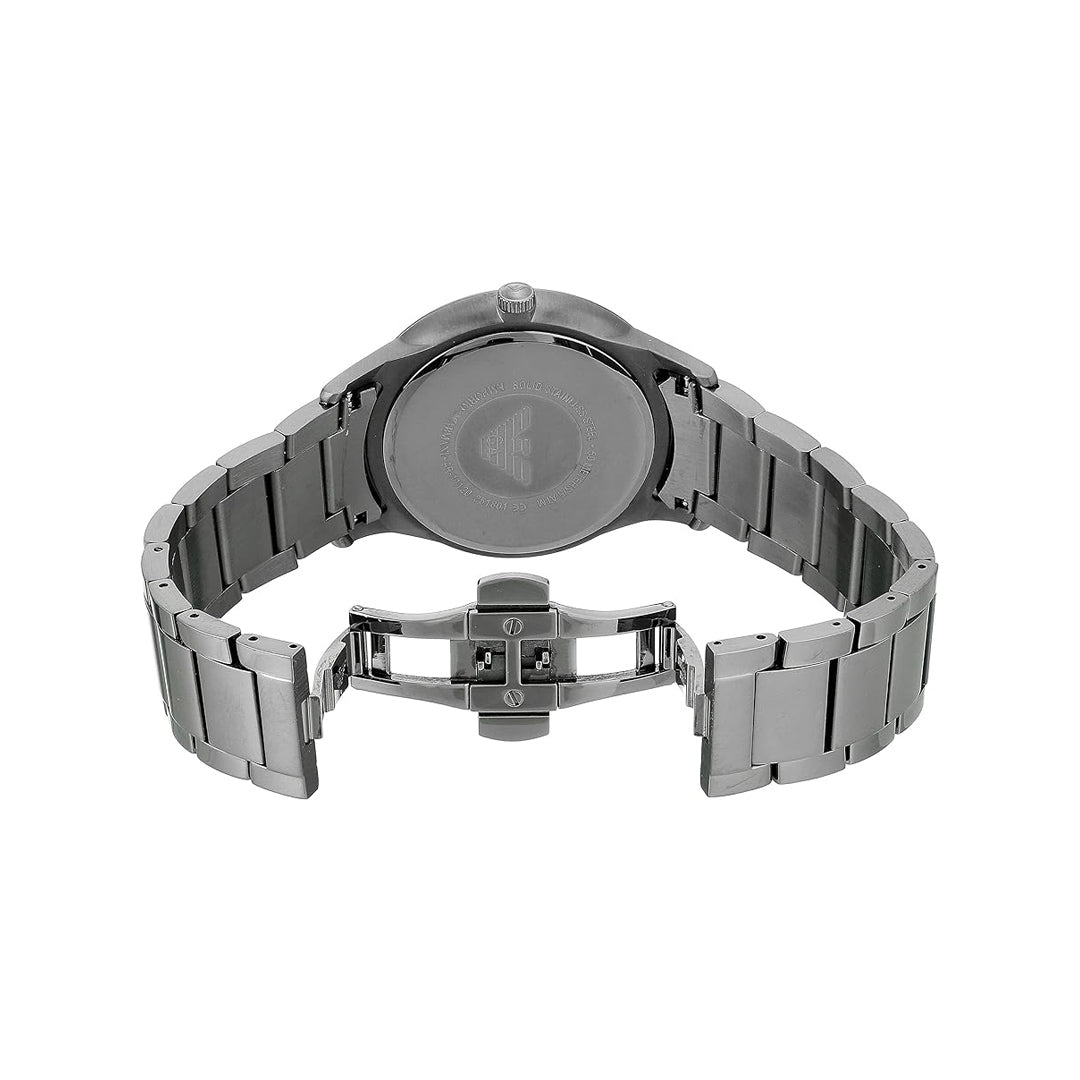 Emporio Armani Renato Beige Dial Gunmetal Men's Watch | AR11120
