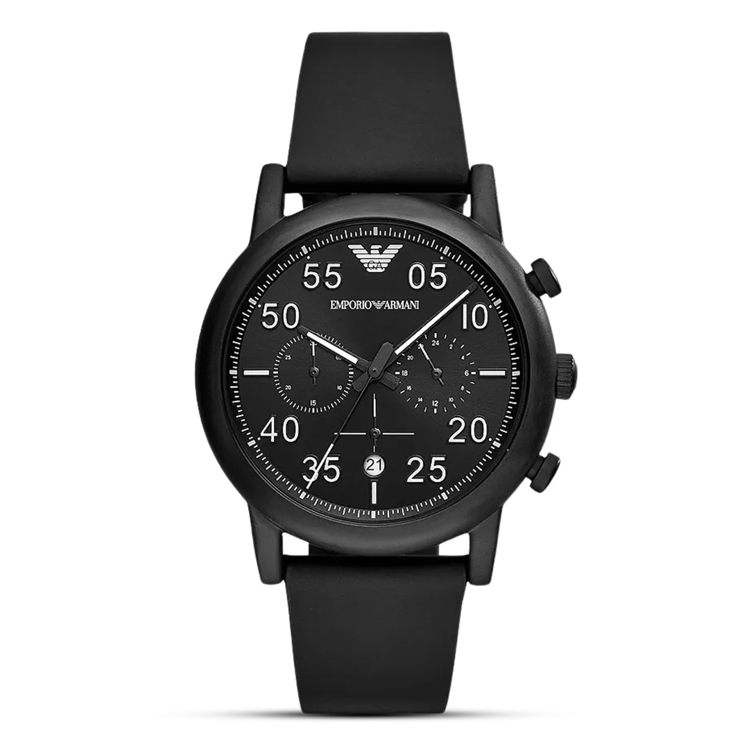 Emporio Armani Luigi Chronograph Black Dial Men's Watch | AR11133