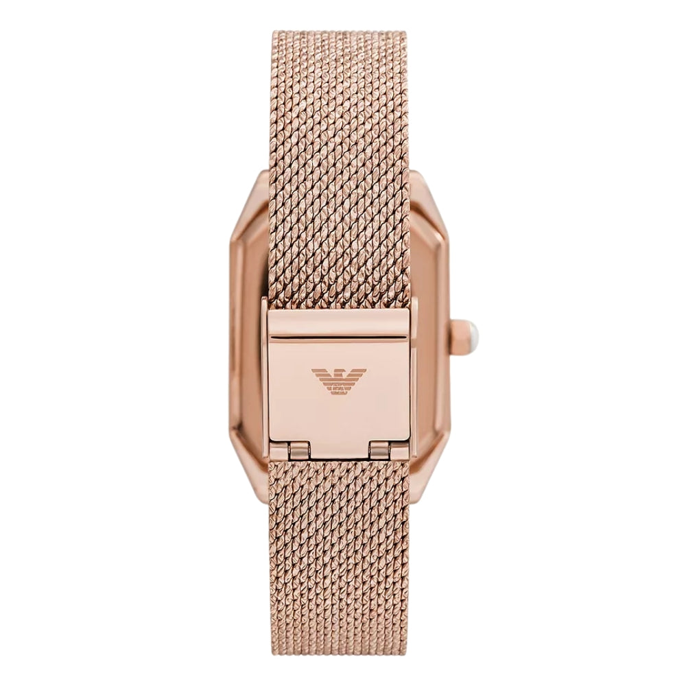 Emporio Armani Gioia Rose Gold Dial Ladies Watch | AR11347