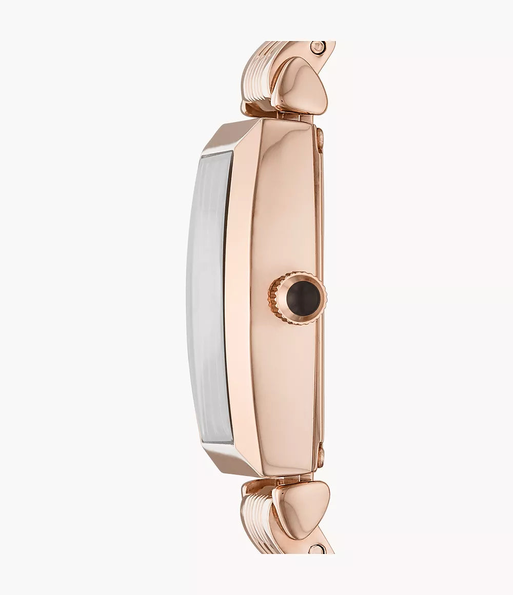 Emporio Armani Two-Hand Rose Gold Tone Ladies Watch | AR11407