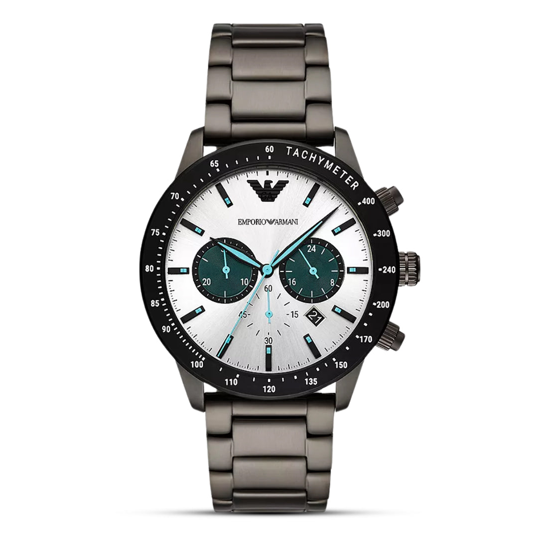 Emporio Armani Chronograph White Dial Men's Watch | AR11471