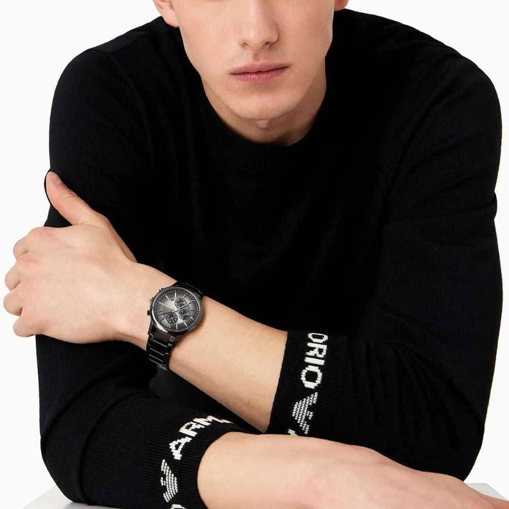 Emporio Armani Chronograph Grey Dial Men's Watch | AR11531