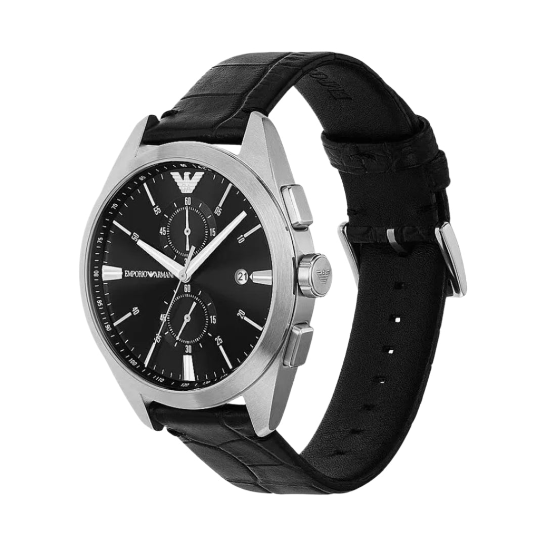 Emporio Armani Chronograph Black Dial Men's Watch | AR11542