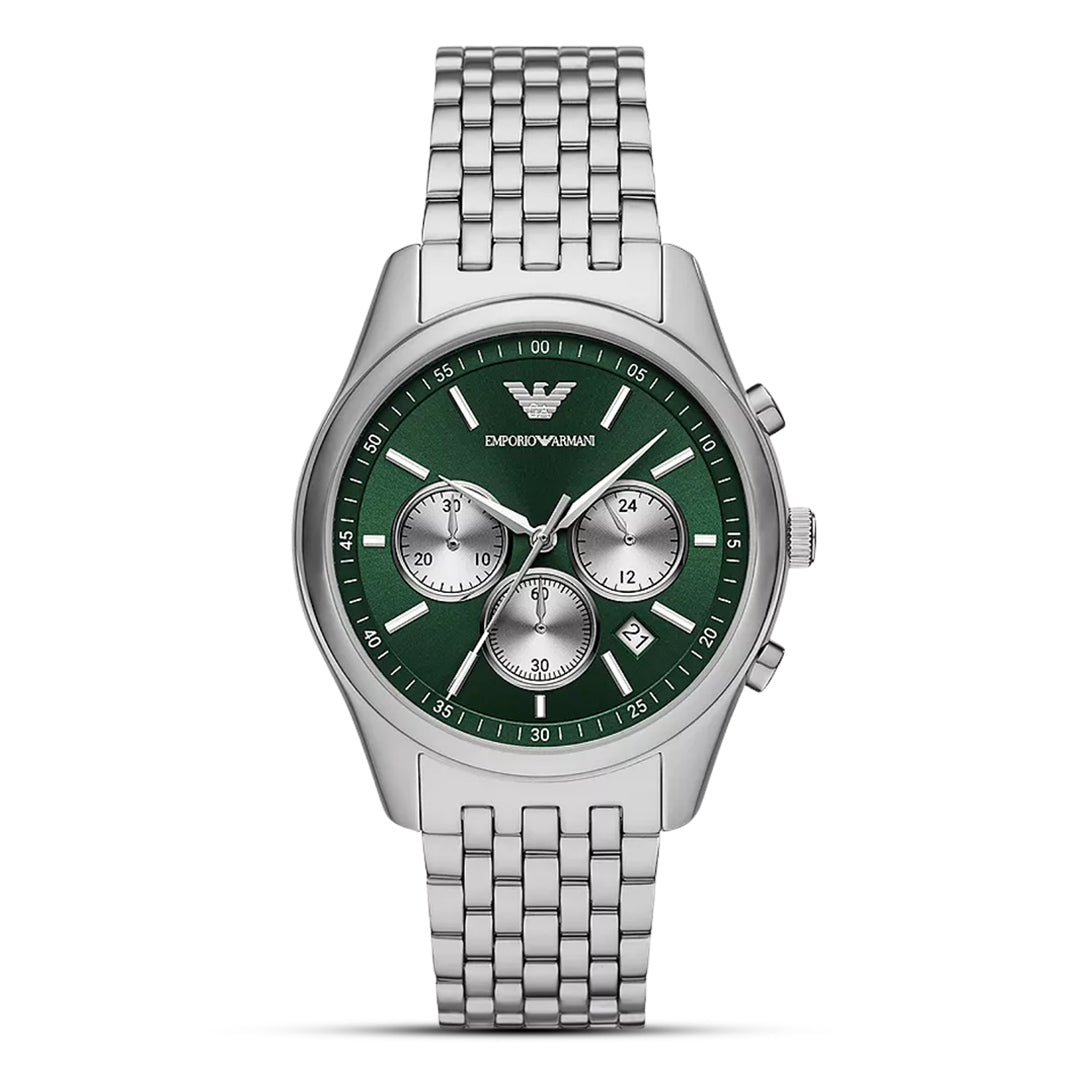 Emporio Armani Antonio Chrono Green Dial Men's Watch | AR11581