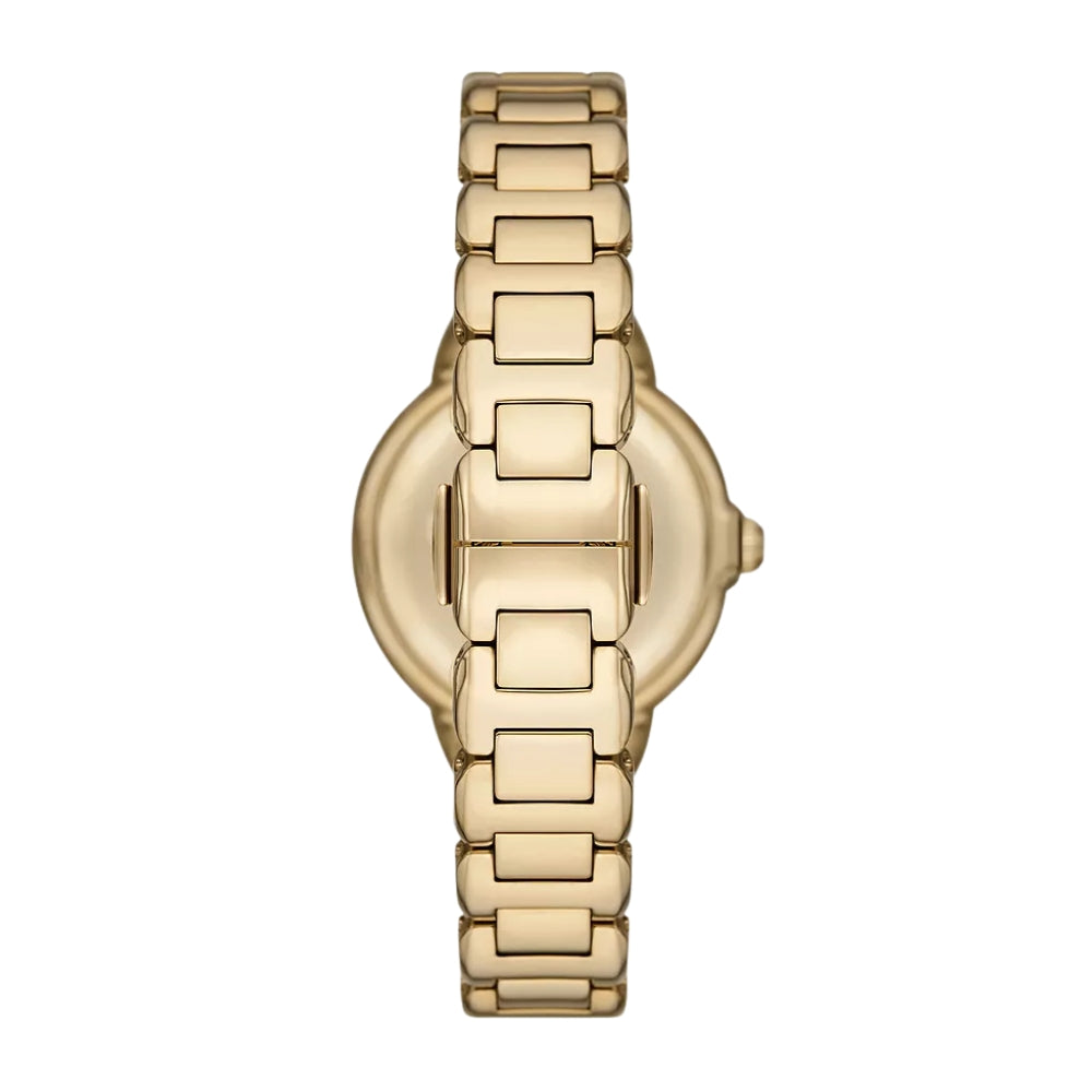 Emporio Armani Gold Tone Cream Dial Ladies Watch | AR11609