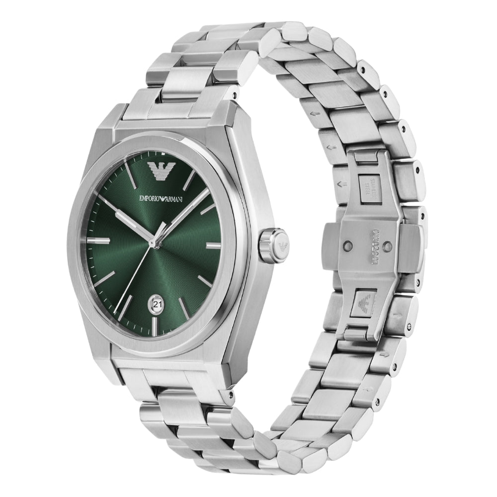 Emporio Armani Federico Green Dial Men's watch AR11621
