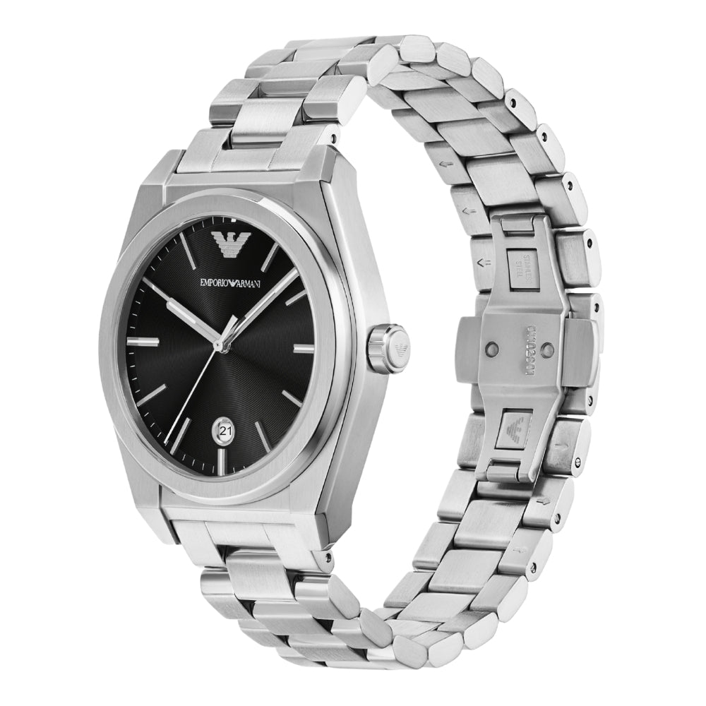 Emporio Armani Federico Black Dial Men's watch AR11622