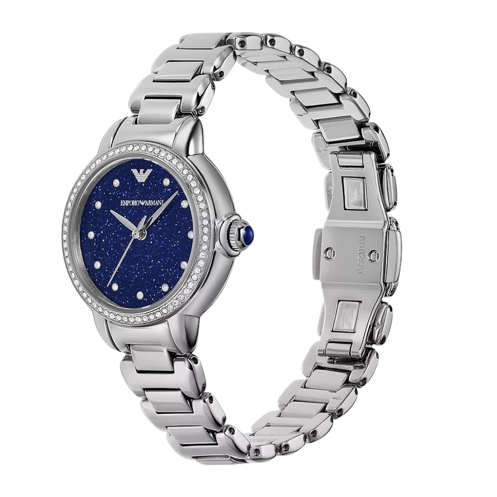 Emporio Armani Starry Night Blue Dial Ladies Watch AR11630