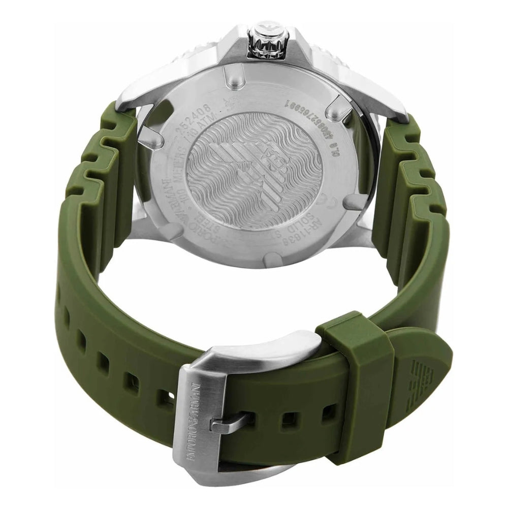 Emporio Armani World Explorer Green Dial Men's Watch | AR11638