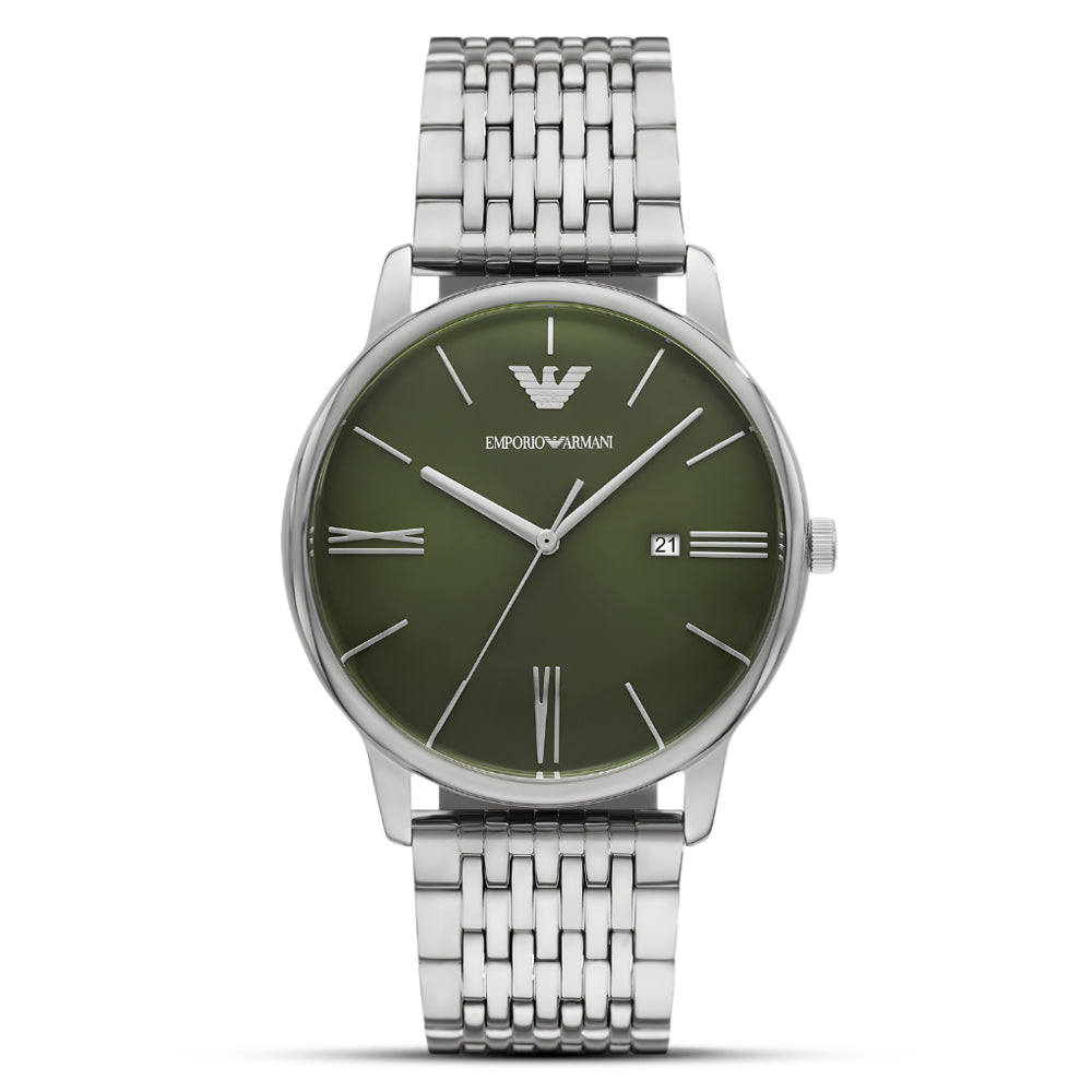 Emporio Armani Green Dial Men's Watch AR11644