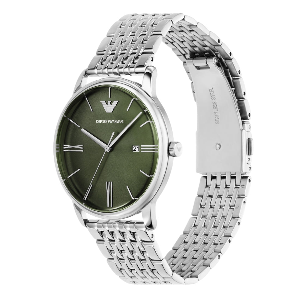 Emporio Armani Green Dial Men's Watch AR11644