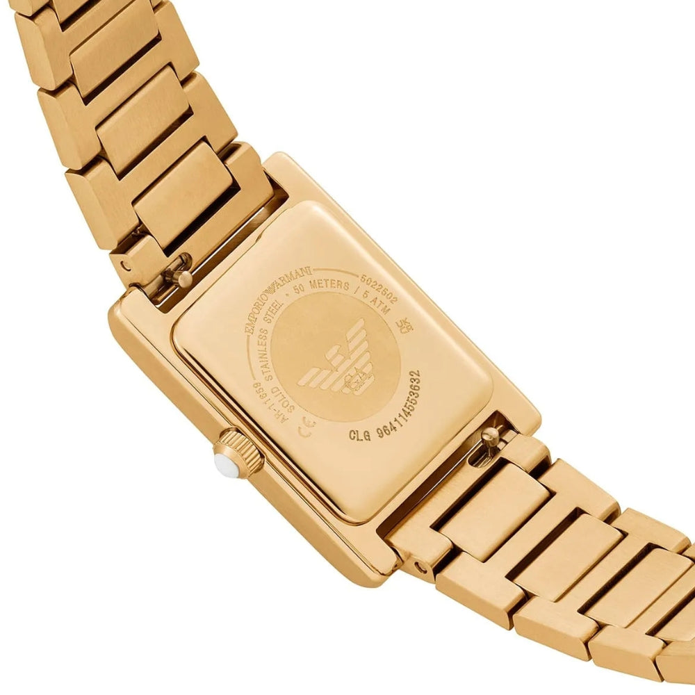 Emporio Armani Genni White Dial Ladies Watch AR11659