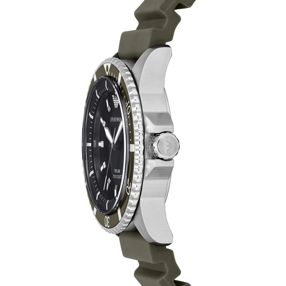 Emporio Armani World Explorer Solar Black Dial Men's Watch AR11699