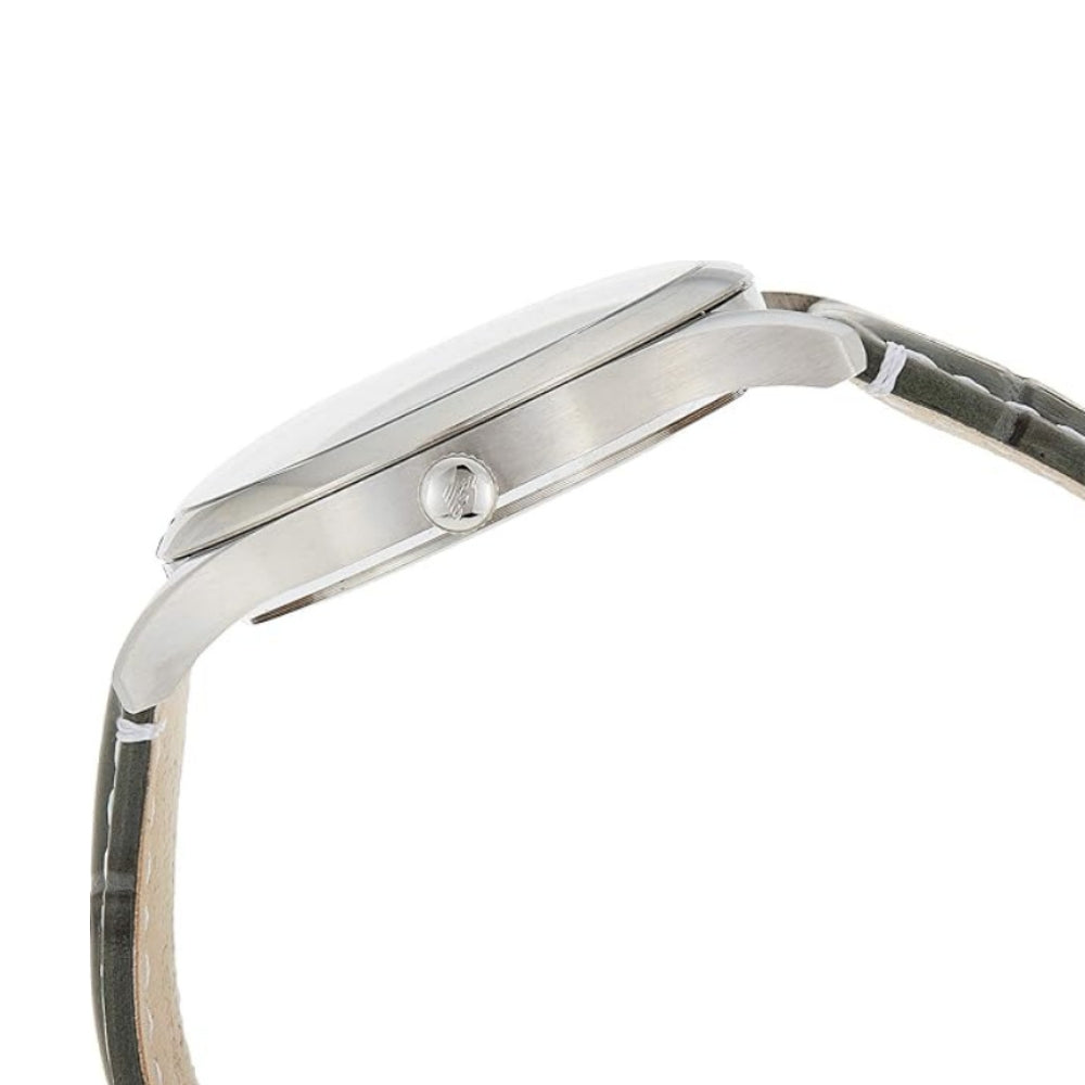 Emporio Armani Date White Dial Leather Belt Men's Watch | AR1880