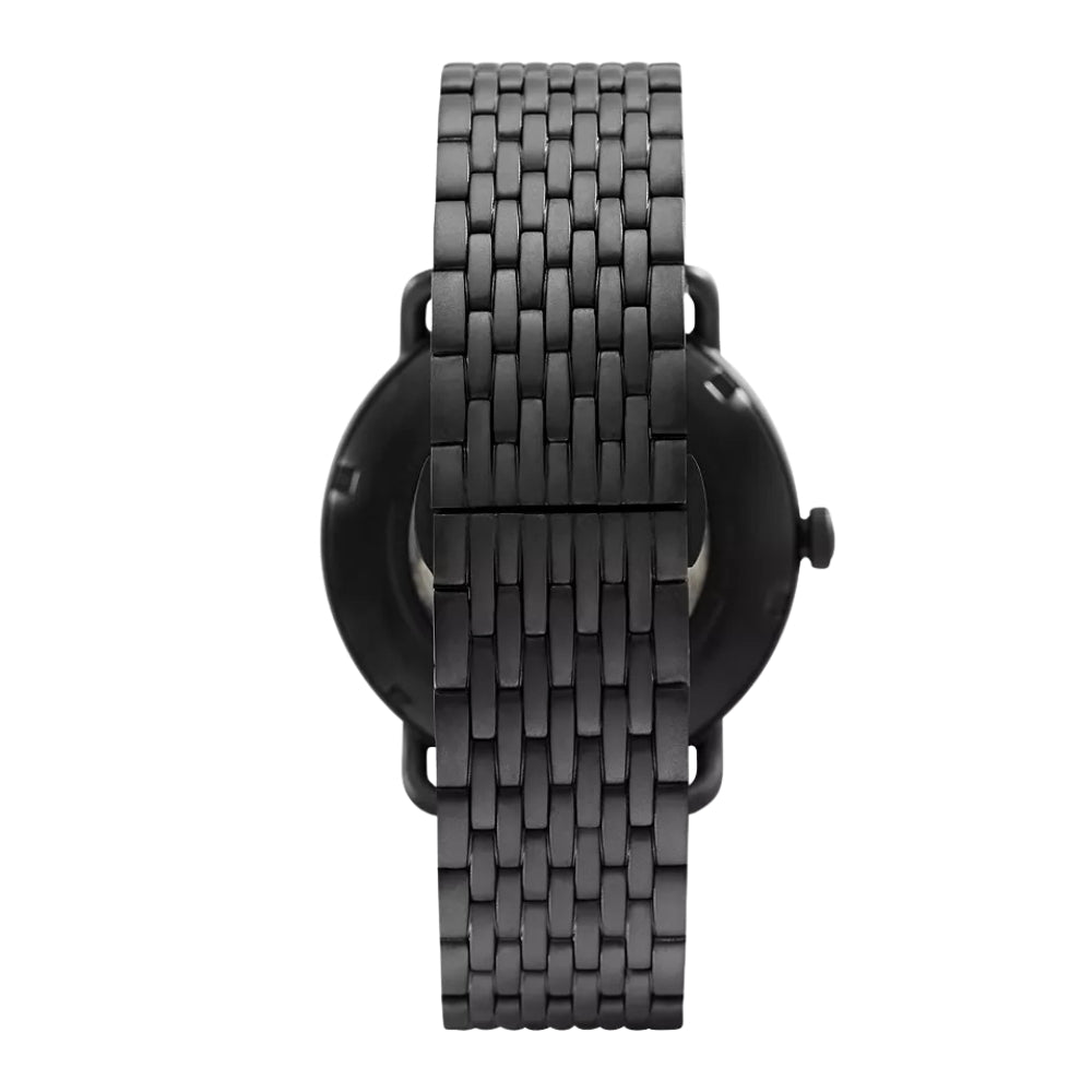 Emporio Armani Avaiator Black Dial Automatic Men's Watch | AR60025