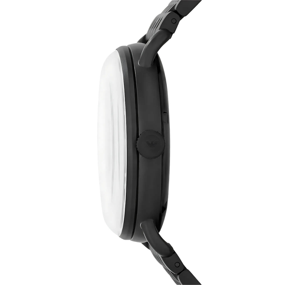 Emporio Armani Avaiator Black Dial Automatic Men's Watch | AR60025