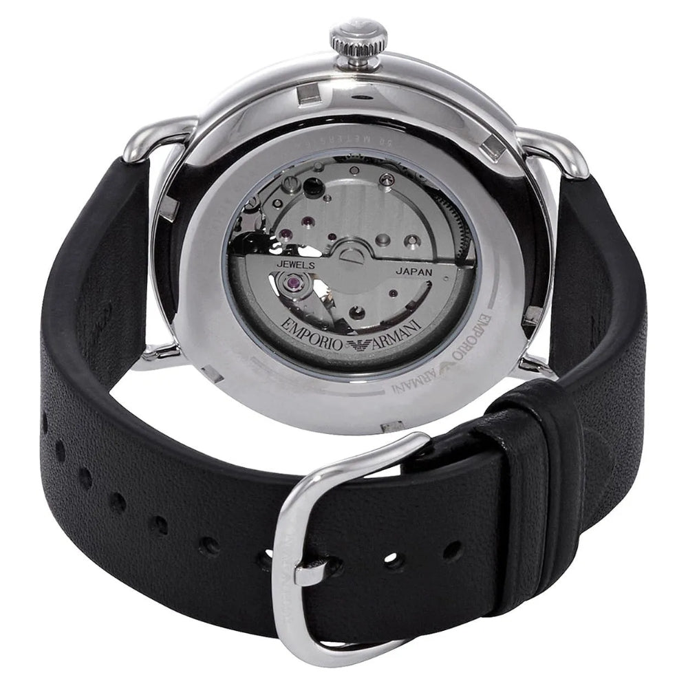 Emporio Armani Meccanico Automatic Black Dial Men's Watch AR60026