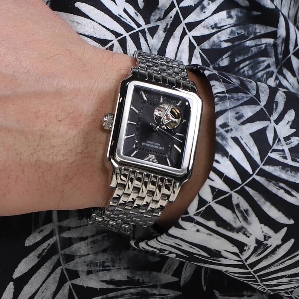 Emporio Armani Automatic Black Dial Men's Watch | AR60057