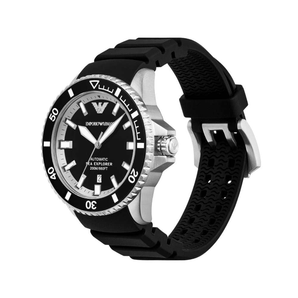 Emporio Armani Sea Explorer Black Dial Men's Watch AR60078