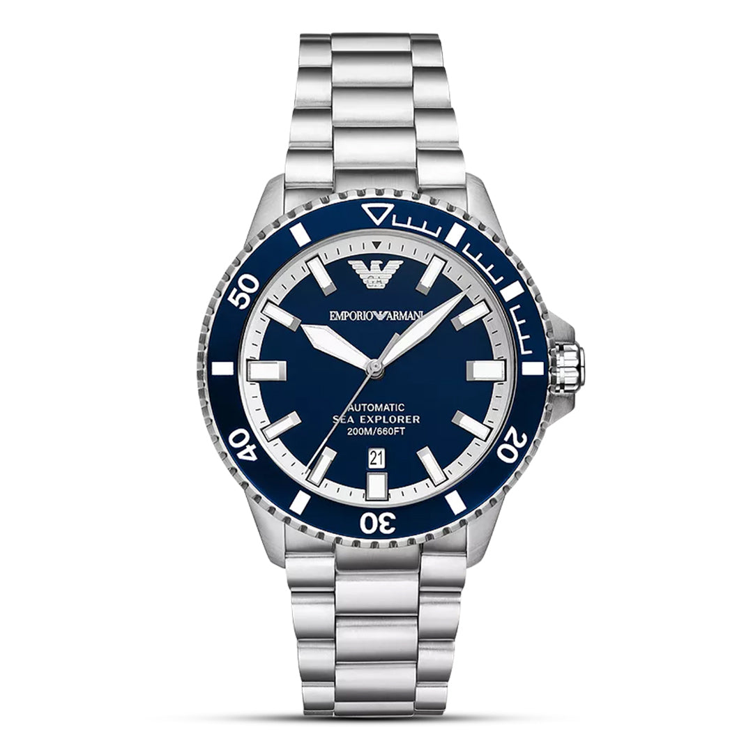 Emporio Armani Sea Explorer Navy Blue Dial Men's Watch | AR60079