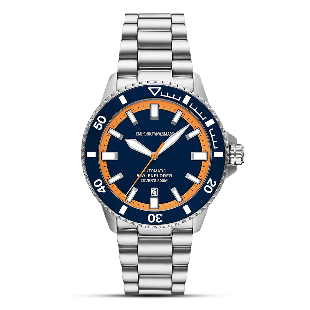 Emporio Armani Sea Explorer Automatic Blue Dial Men's Watch| AR60090