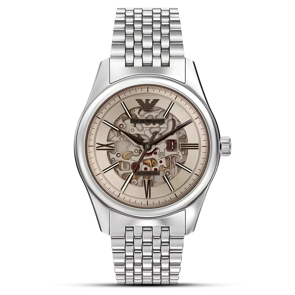Emporio Armani Silver Dial Automatic Men's watch | AR60095